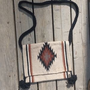 Navajo woven shoulder bag